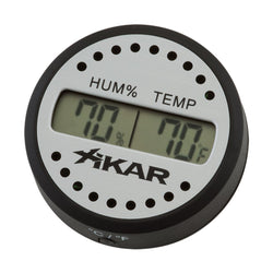 Xikar round electronic hygrometer